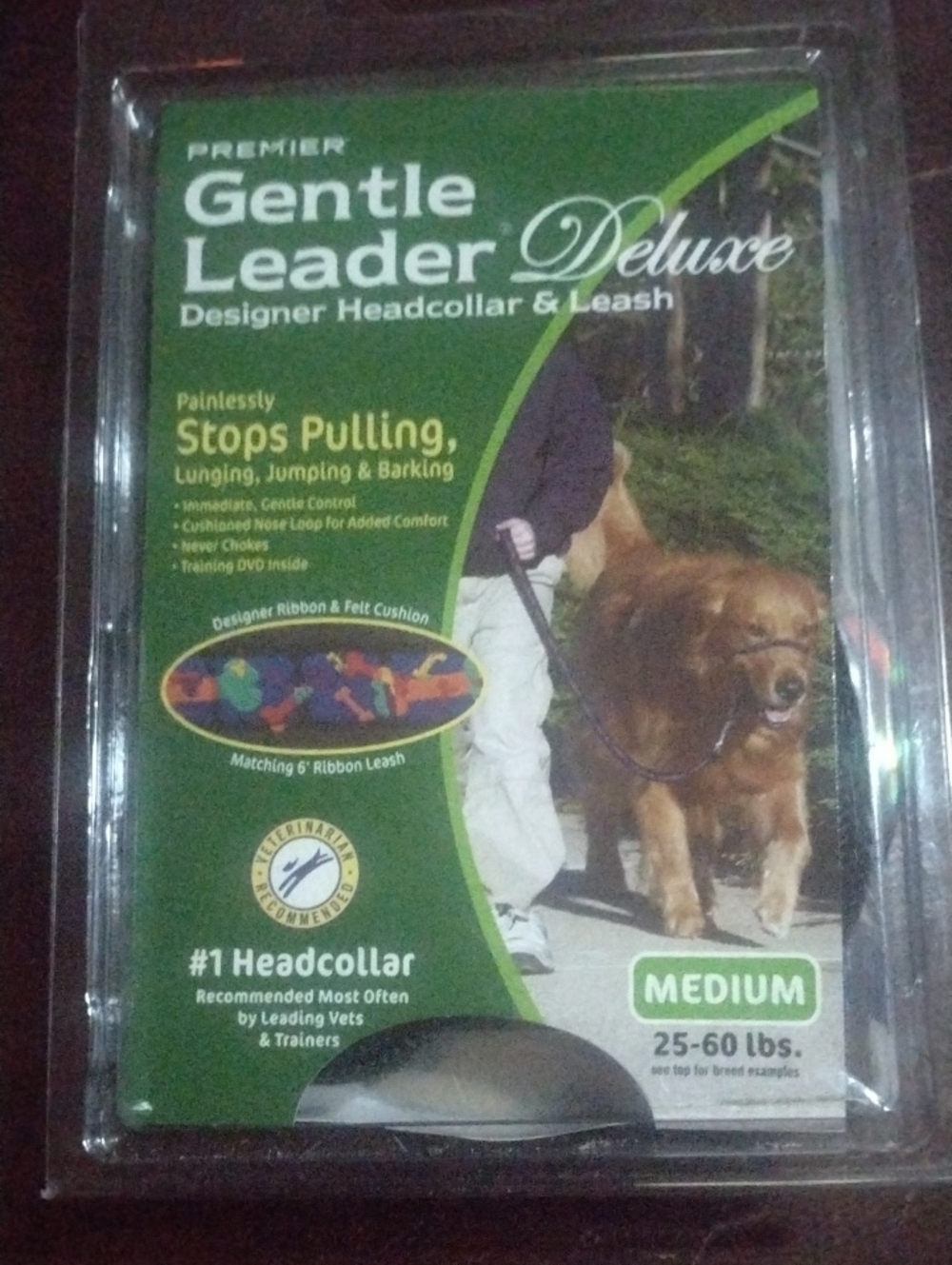 Premier Gentle Leader Deluxe Headcollar & Leash - Black